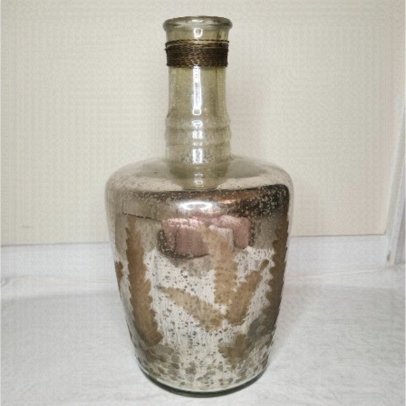 Large mercury glass jug bottle - Picture 1 of 8